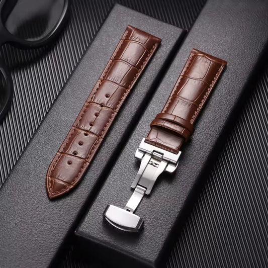 Genuine Calfskin Leather Watch Straps